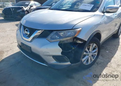 2016 Nissan Rogue Sv z USA, uszkodzony, nr VIN KNMAT2MV6GP667136